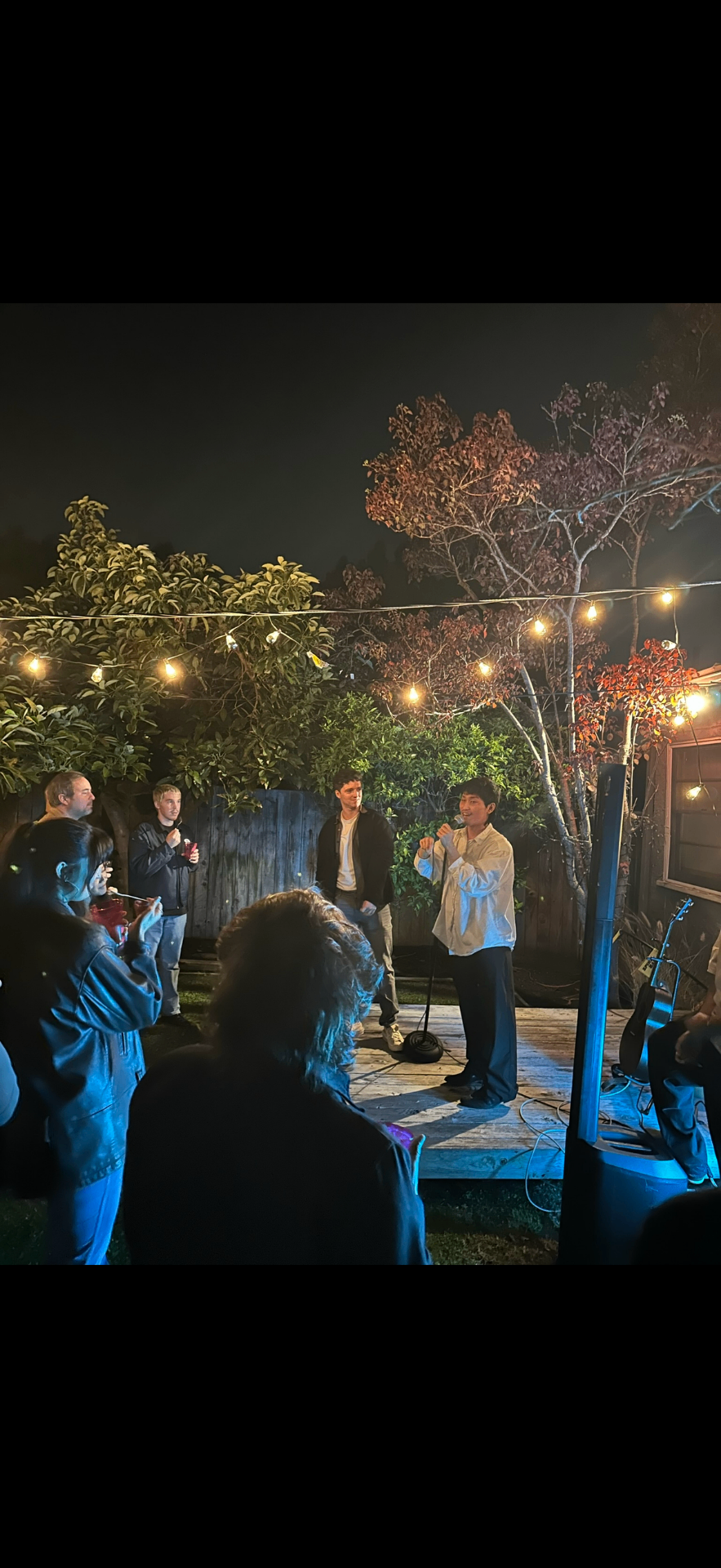 Live music moment from a Frontier NYC evening event